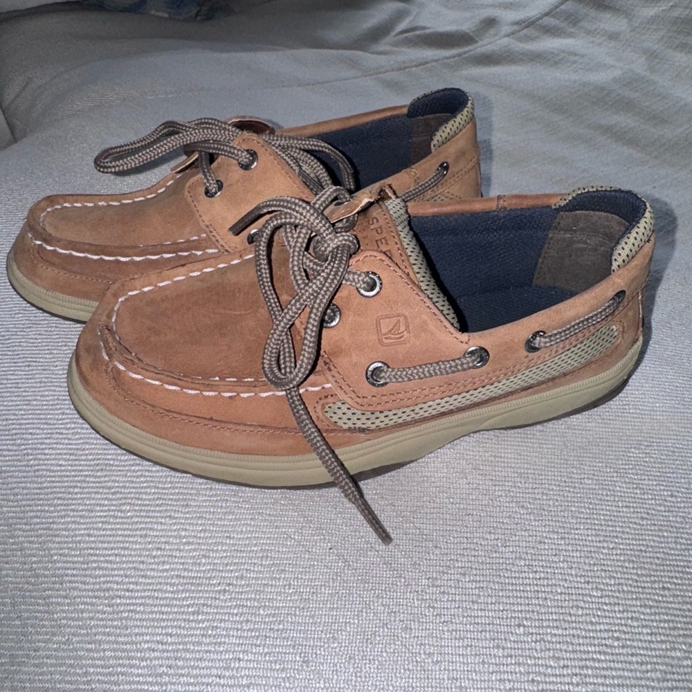 Sperry Kids Brown Moccasins